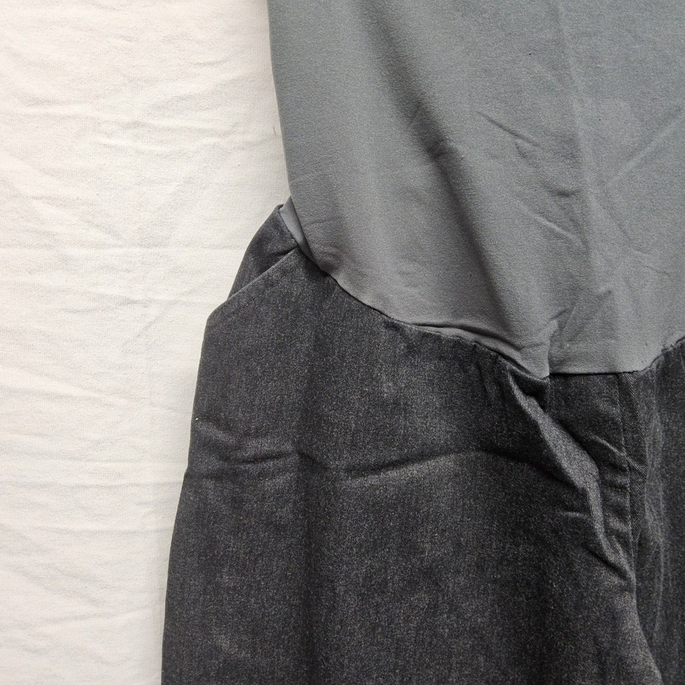Motherhood Maternity Wide Leg Pant Women XL Gray Secret Fit Belly Comfort Stretc